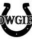 Cowgirl with Horseshoe Decal