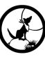 Coyote 2 Circle Decal