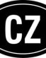 Czech Republic Oval Decal