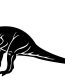 Dilophosaurus Vinyl Car Decal