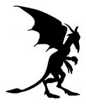 Dragon Vinyl Die Cut Decal Stickers 04