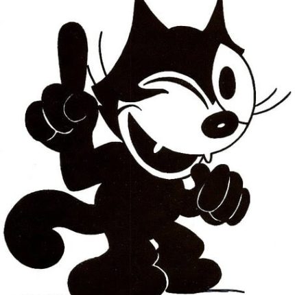 Felix the Cat Digital Diecut Decal Stickers 06