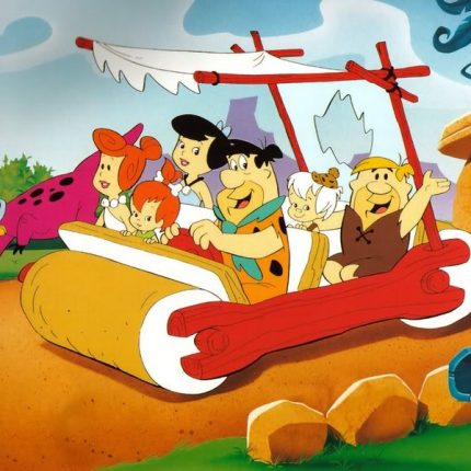 Flintstones and Rubbles in Car Decal