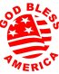 God Bless America  Diecut Decal