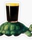 GUINNESS TURTLE FUNNY BEER STICKER