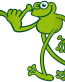 Hawaiian Frog Wall Decal
