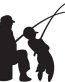 Hunting Fish Diecut Decal 13