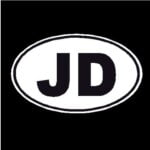 JD Oval Decal
