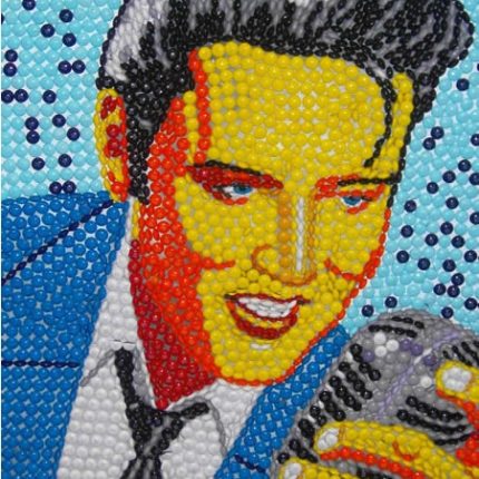 jelly bean elvis sticker