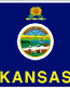 Kansas State Flag Decal
