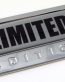 limited special edition adhesive chrome emblem