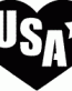 Love the USA Diecut Vinyl Decal Sticker