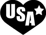 Love the USA Diecut Vinyl Decal Sticker
