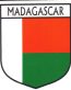 Madagascar Flag Crest Decal Sticker