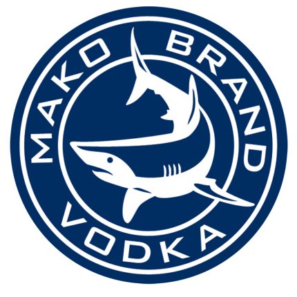 Mako Vodka Round Decal