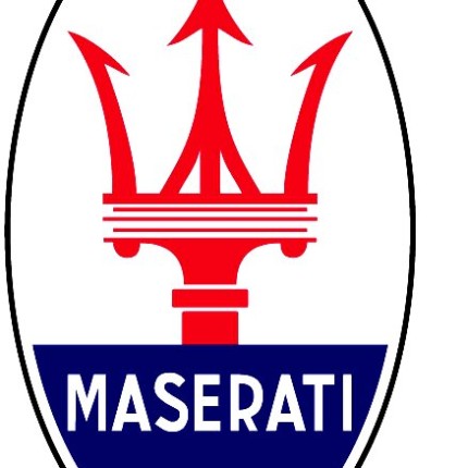 Maserati Logo Color Decal 2