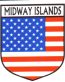Midway Islands Flag Crest Decal Sticker