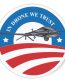 obama victory in drone we trust sticker
