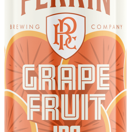 PERRIN BREWING COMPANY GRAPEFRUIT IPA CAN SHAPED STICKER