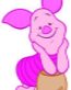Piglet 12 Adhesive Vinyl Decal Sticker