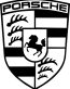 PORSCHE crest logo automotive die cut decal