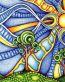 psychedelic nature car decal wall sticker 4