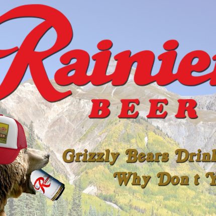 Rainier-Beer-Bear sticker