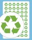 recycle sticker set of 54