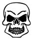 Skull 100 Vinyl Decal