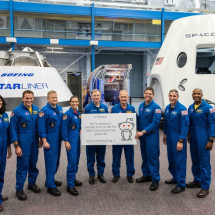 SpaceX and NASA Crew Members 2018 Sticker