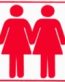 Two Women Holding Hands Car Sticker