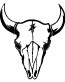 Cow Skull Decal 57