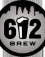 612 Brew Logo Circular Sticker