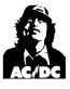 AcDC Head Band Vinyl Decal Sticker