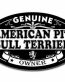 american pitbull terrier owner oval sticker