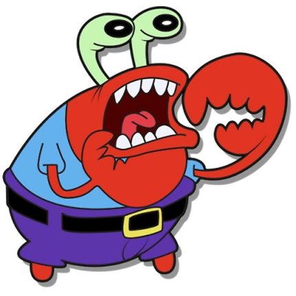 Angry-Mr-Krabs-Spongebob-Sticker