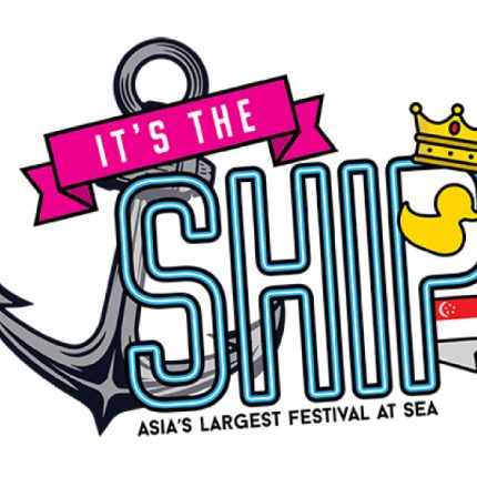 ASIA FESTIVAL AT SEA SHIP LOGO STICKER