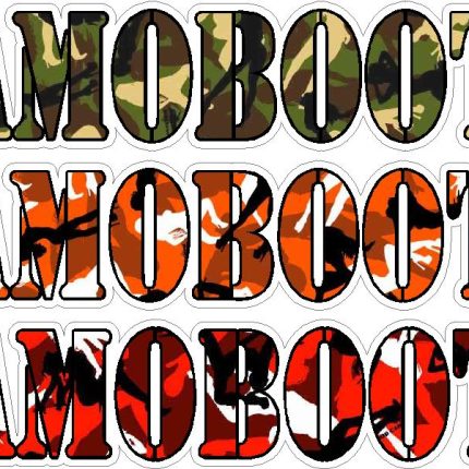 CAMOBOOTY HUNTING STICKER SET