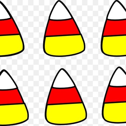 candy-corn-caramel-corn-candy-STICKER SET OF SIX