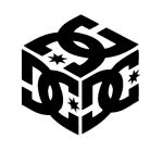 DC Shoe Cubed Car Decal