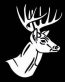 Deer Head Vinyl Hunting Decal