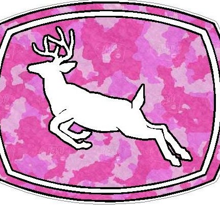 Deer Logo - PINK CAMO