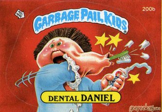 Dental DANIEL Funny Sticker Name Decal