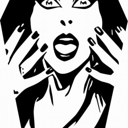 elvira mistress of the night die cut celeb decal