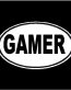 Gamer Oval Decal