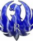 Gun Logo R - Lightning Blue