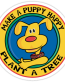 happy puppy sticker