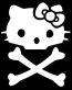 Hello K Skull and Crossbones Decal Sticker