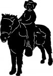 Horse Rider 13 Decal