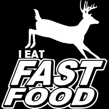 I eat Fast Food Deer Hunting Decal